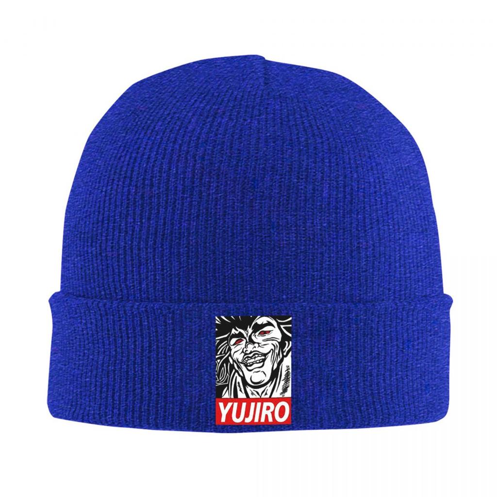 Yujiro Baki Hanma Grappler Fight Warm Knitted Cap Winter Knit Bonnet Hat Skullies Beanies Hip Hop Caps for Unisex
