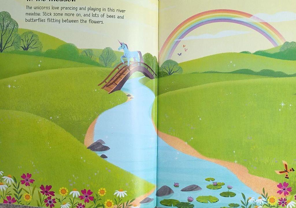 [USED] Usborne stickerbook set of 4 for girls