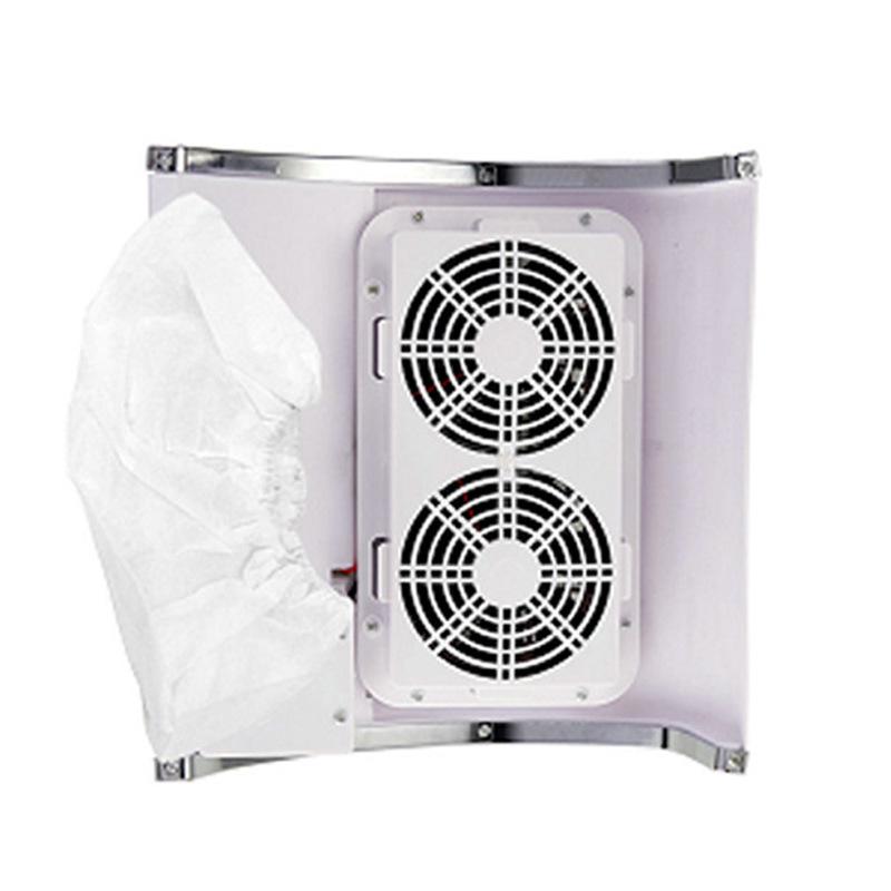 Aspirador de Pó de Unhas 80W com Ventoinha Dupla