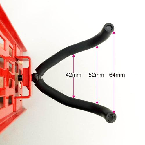 Wall-Mounted Bijin Guitar Hook for Plasterboard, Staple-Free Installation, Guitar Hero, White, Leaves No Marks, GH-02W