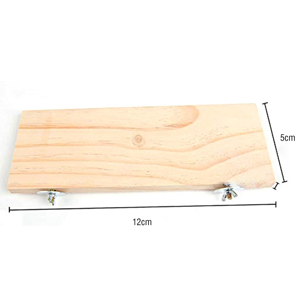 Pet Wood Stand Platform Hamster Guinea Pig Toys Paw Grinding Gerbils Springboard Pet Jumping Board Pet Supplies