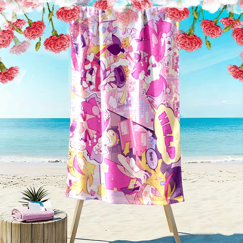 Muse Dash 2D Flat Print Beach Towel, Large Soft Quick Dry Towel for Beach Camping Swimming.MSTJ0918204