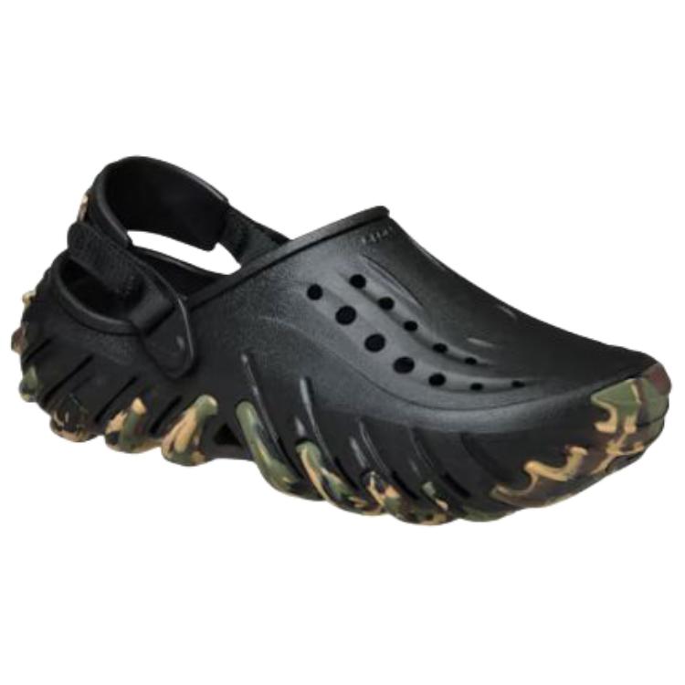 Crocs Echo RO Clog Camo - Black Multi-Color Unisex Sneakers 212095-0C4