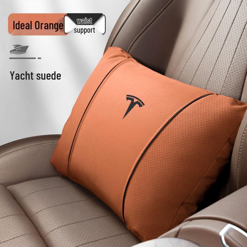 Headrest Cushion and Lumbar Support for Tesla Model 3/Y/S/X