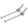 2pcs Front  Drive Shaft for WLtoys 1 12 12423 Remote Control Car Accessory (Silver0090S)