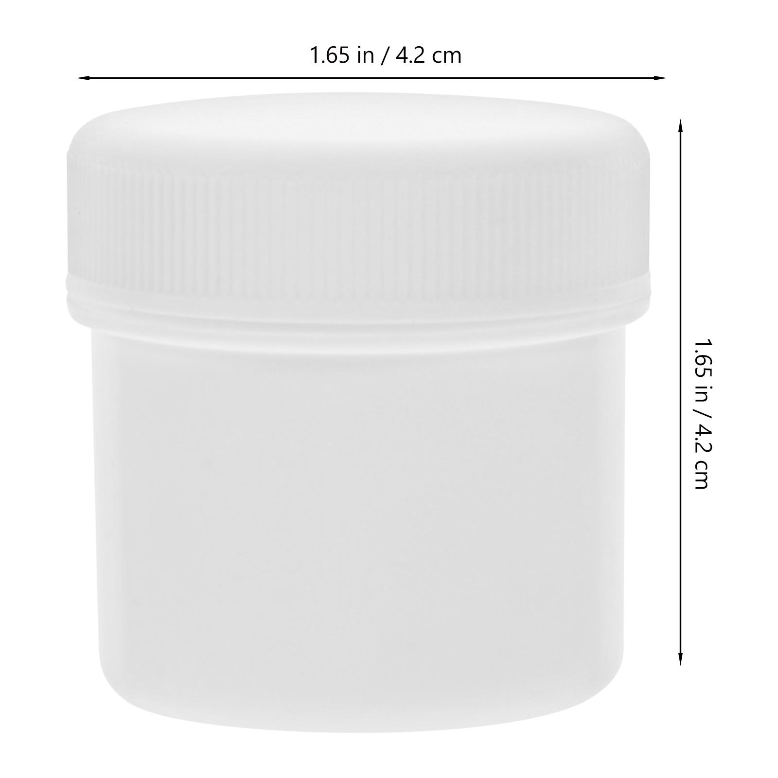 6Pcs Sealed Plastic Buckets for Paint Storage Multipurpose Airtight Containers Reusable Portable Paint Holders for Ink Solder белый