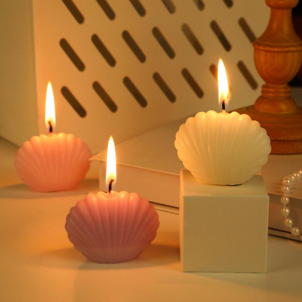 Creative Handmade Small Shell Aromatherapy Candles for Home Aromatherapy Souvenirs Scented Candles