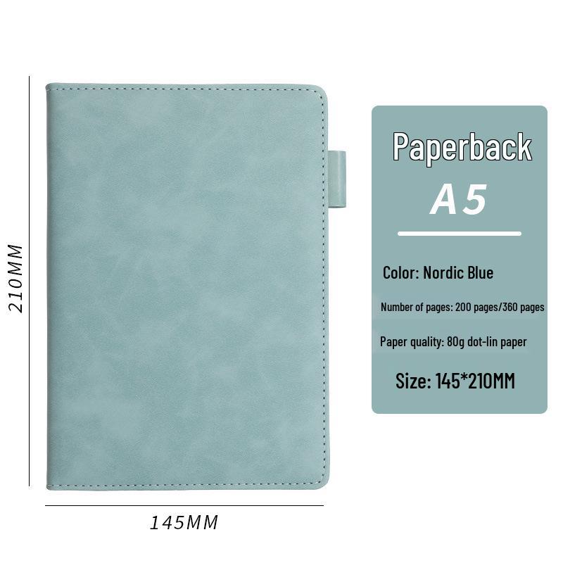 Carnet de Notes Business Épais A5 - Journal Intime Minimaliste, Logo Personnalisable
