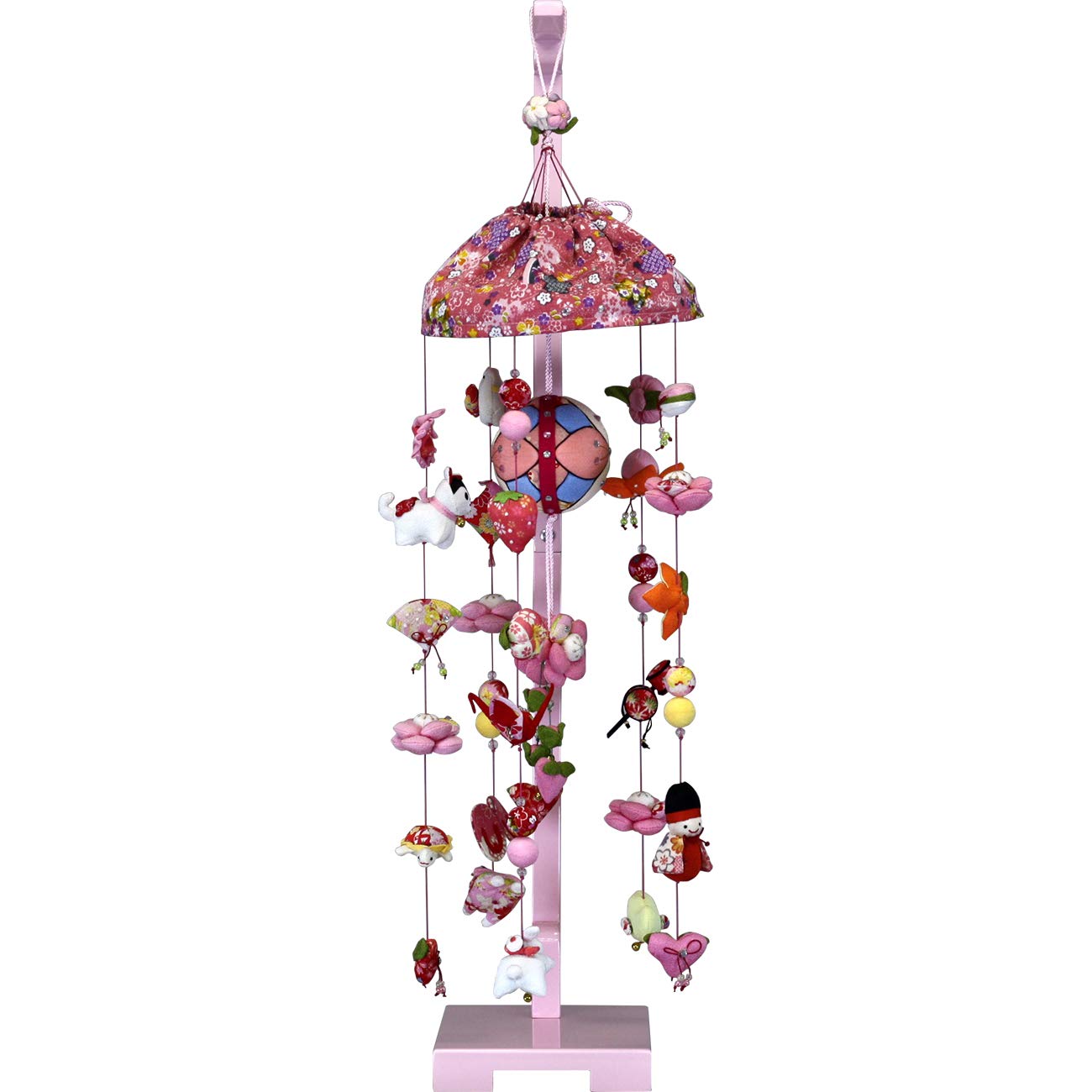 

Hanging Hina Hanging Decoration Hina Doll Peach Blossom Princess Medium Size Comes with Decoration Stand (Height 90cm)