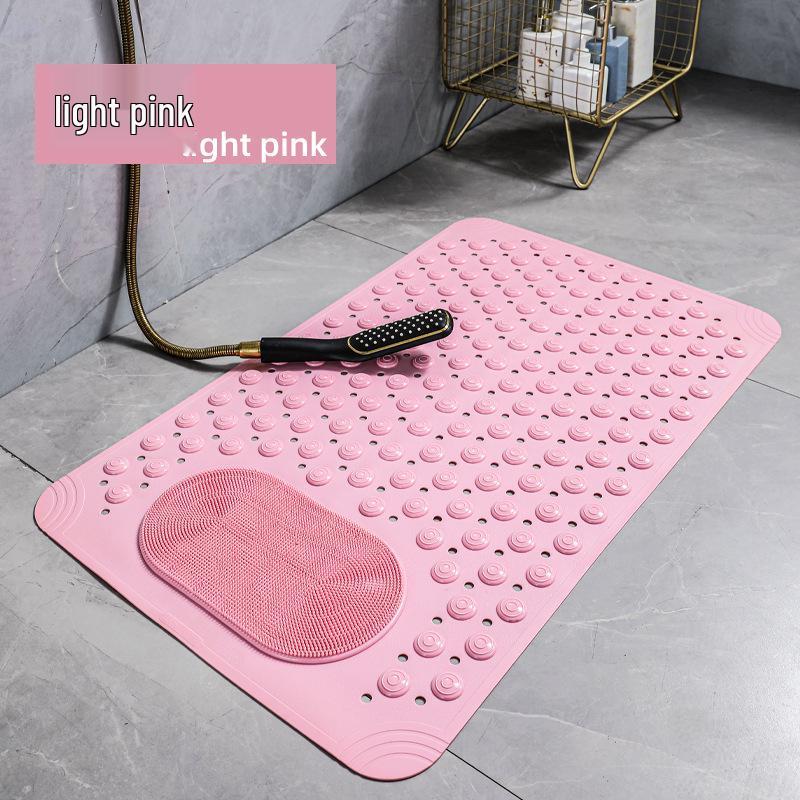Non-Slip PVC Bathroom Mat with Suction Cups for Shower, Toilet, and Entrance