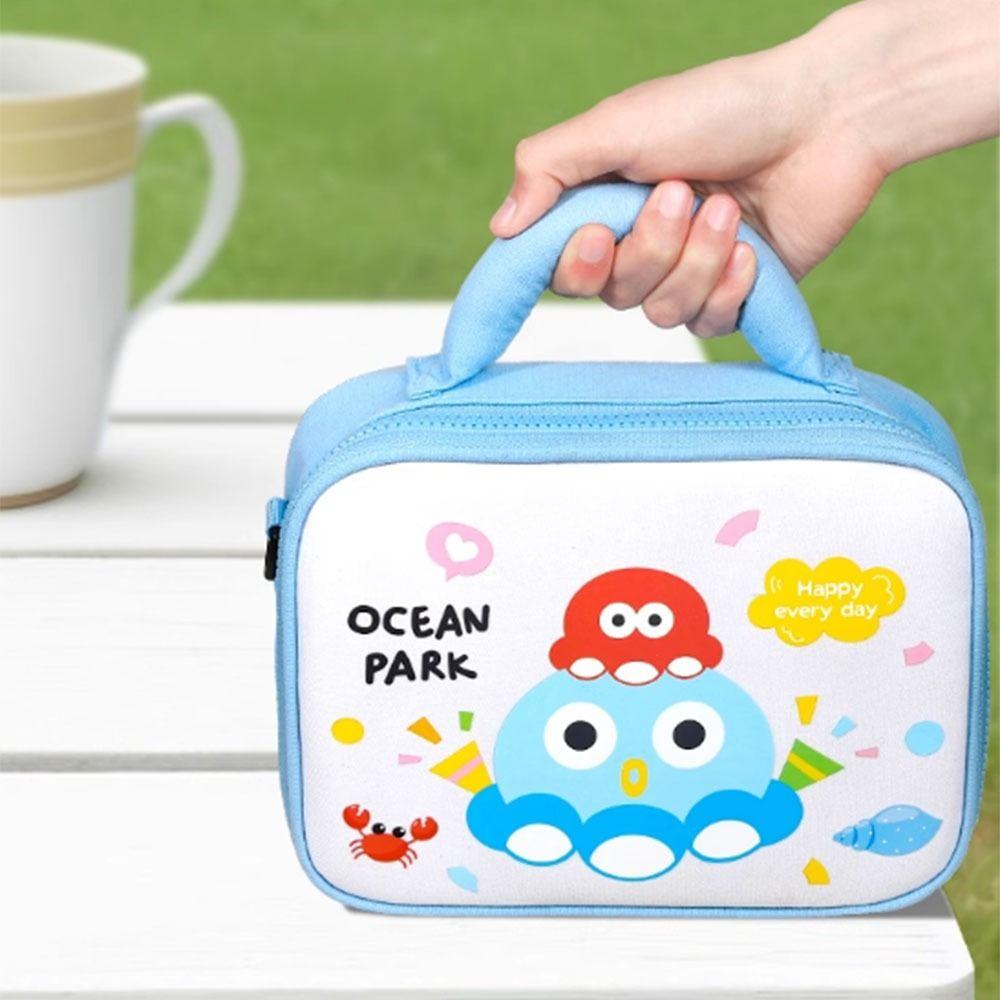 Portable Colored Pencil Pouch Cartoon Painting Pencil Bag Marker Storage Bag  Student Stationery