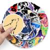 50 Waterproof Wolf Graffiti Stickers, Trendy Animal Designs for Skateboards, Water Bottles, and Suitcases