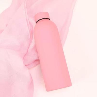 500ML Stainless Steel Vacuum Insulated Water Bottle, Anti-Scald Outer Layer, Outdoor Sports Cup, Small Mouth Thermal Flask