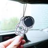 Cute Cartoon Astronaut Perfume Piece Car Rearview Mirror Hanging Car Fragrance Piece Auto Interior Decoration Accessories 2Pcs