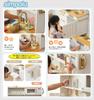 Simpolu Wooden Play Kitchen with Microwave and 10 Accessories Toy Cooking Toy for Kids Ages Educational Toy Kitchen Set with Cooking Utensils and