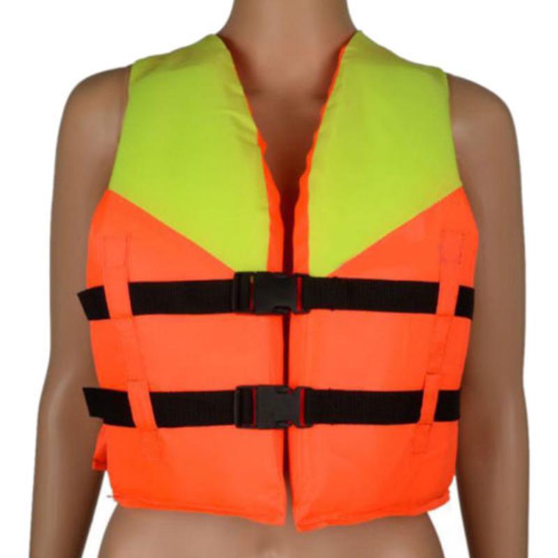 Çocuklar İçin Turuncu Köpük Can Yeleği Yelek - Sel Suyu Yüzme Kürek Çekme Kayak