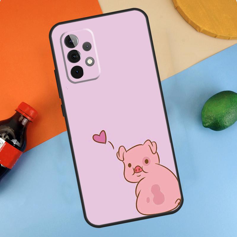 

Мультяшный чехол-поросенок для Samsung Galaxy A34 A54 A14 A35 A55 A15 A56 A36 A26 A16 A06 A12 A22 A32 A52 A13 A53 Samsung A32 5G