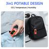 2025 NEW 3-in-1 Portable Carbon Monoxide Detector Mini Accurate Rechargeable Travel CO Temp/Humidity Detector with Loud Alarm