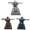 Creative Home Decoration Desktop Executive Knight Pen Holder Stander with a Pen