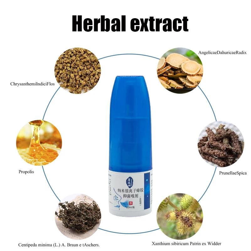 Nano Relieve Nose Soothing Cold Compress Gel Chinese Herb Nasal Sprays Nose Care Nose Health Spray