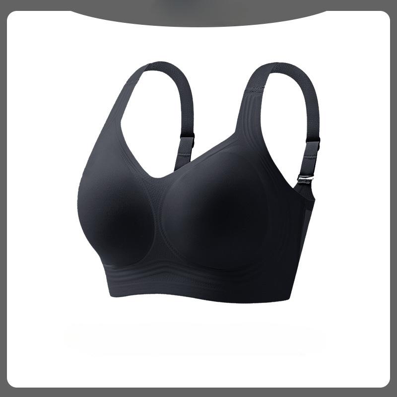 Fat Girl Big Breasts Make You Look Smaller Underwear Seamless Breast Reduction and Anti-sagging Large Size Thin No-rim Bra