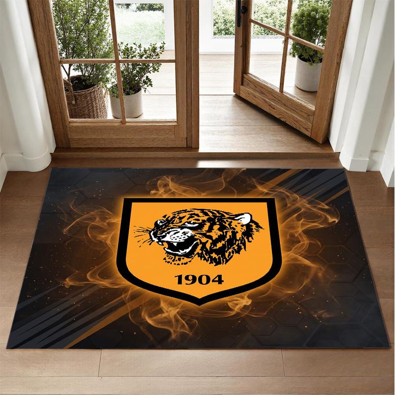 Hull FC Design Crystal Velvet Rug Soft Decorative Mat for Bedroom Entrance