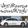 Weatherproof Decals Butterfly Floral Design Auto Exterior Decoration