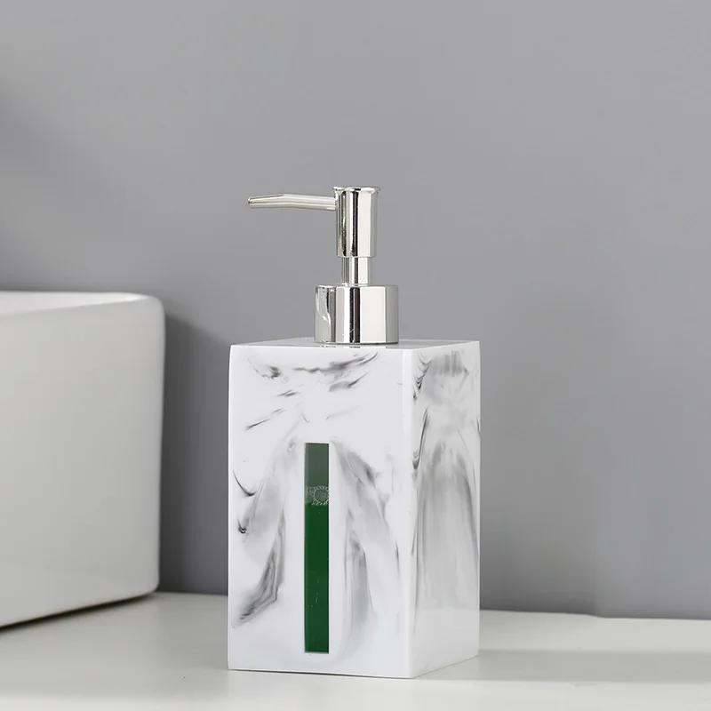 500ml marble soap dispenser ceramic bathroom shower gel shampoo bottle press lotion bottle bathroom accessories