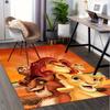 Office Rug Lion King, Simba theme 3D Printed Anti-Slip Rug-Machine Washable for Living Room
