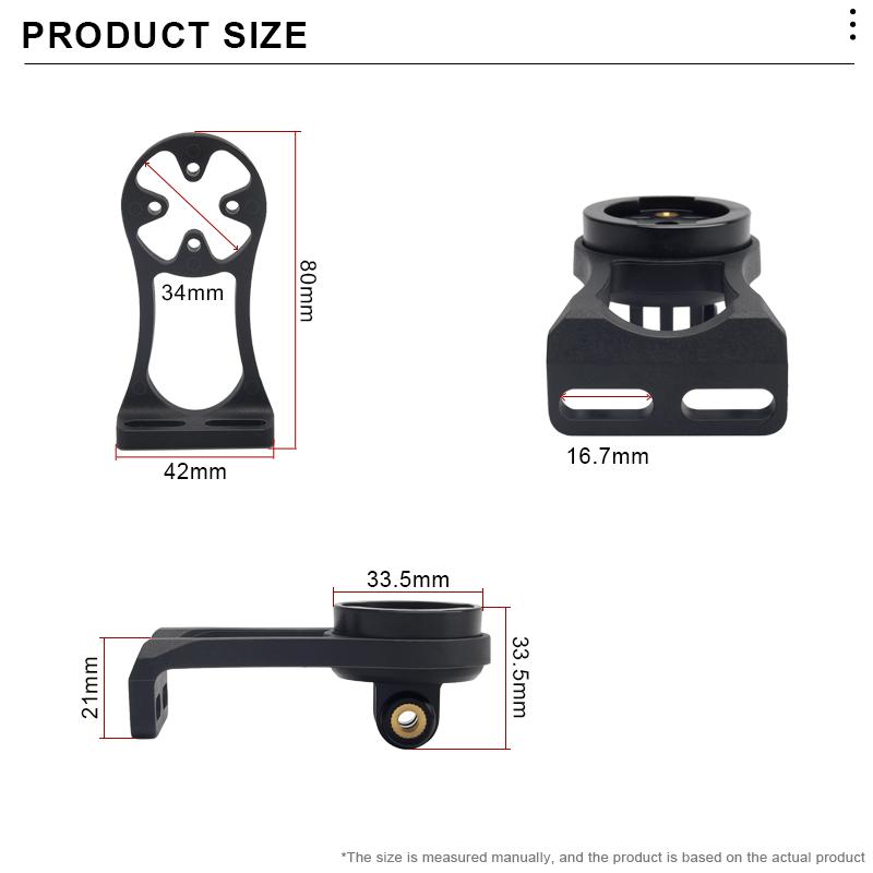 Bicycle Computer Holder Bike Handlebar Camera Mount MTB Stopwatch Speedometer Bracket For Garmin Bryton Gopro Flashlight Holder