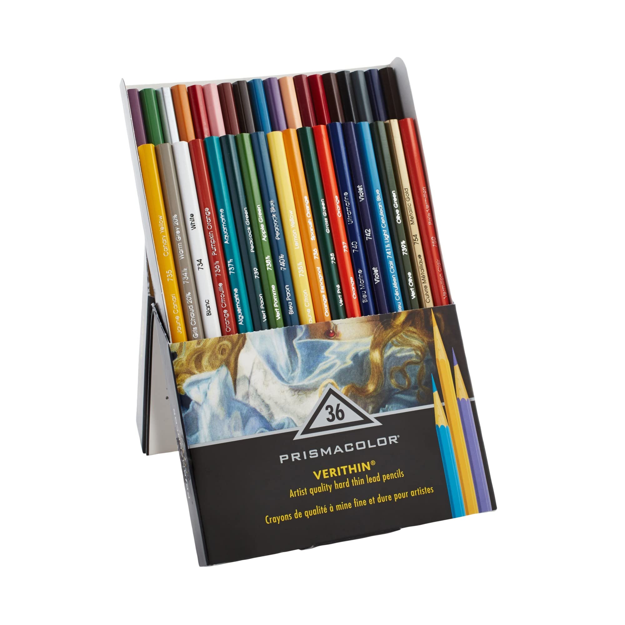 

Карандаши цветные SANFORD Prismacolor Verithin многоцветные 36 шт.
