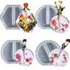 1pc Epoxy Resin Molds for Plant Propagation Station Flower Vase Silicone Molds for Resin Casting, Vase Mold for Flowers Preservation, Home Desk Decor