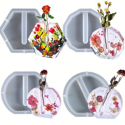 1 τεμ. Καλούπια Εποξειδικής Ρητίνης για Σταθμό Πολλαπλασιασμού Φυτών, Βάζο Λουλουδιών, Καλούπια Σιλικόνης για Χύτευση Ρητίνης, Καλούπι Βάζου για Συντήρηση Λουλουδιών, Διακόσμηση Σπιτιού Γραφείου