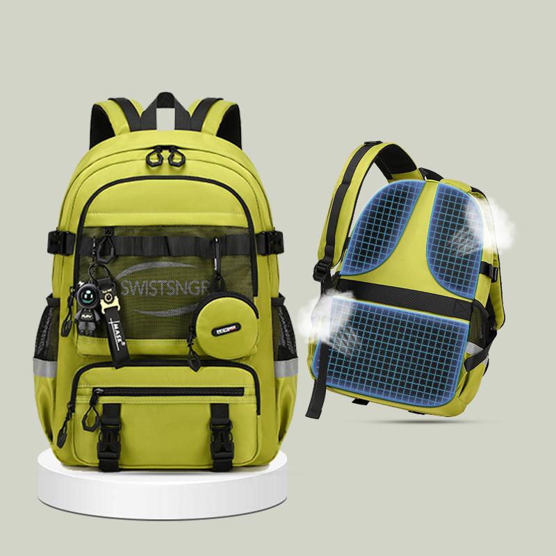 

Большая вместимость дорожный рюкзак для женщин водонепроницаемый модный 15/17 дюймовый ноутбук рюкзаки для девочек детские школьные сумки мужские Large зелёный