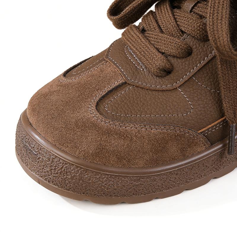 Genuine Leather Women Shoes Flat Soft Ladies Casual Shoes Brand Black Brown Comfortable Plus Size 41