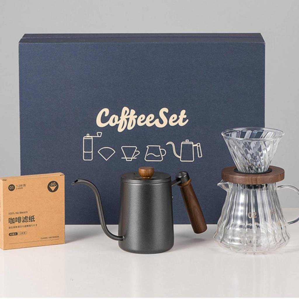 Pour Manual Brew Kit with Kettle Coffee Gift Box