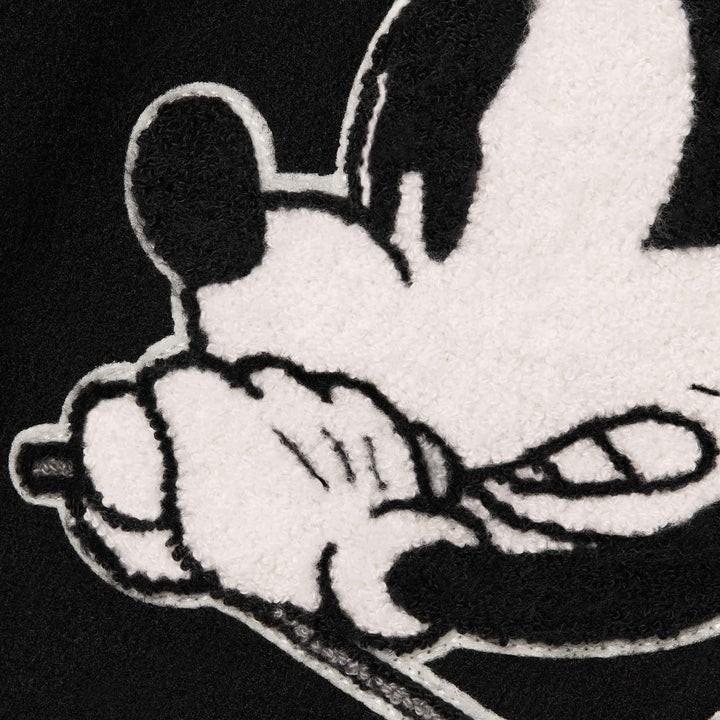 Supreme Number (N)ine Mickey Mouse Varsity Jacket Black