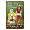 Kitchen Plaques Laundry Vintage Metal Plates Pub Cafe Bar Decorative Signs Wall Stickers Tip Board Art Poster Home Decor YL