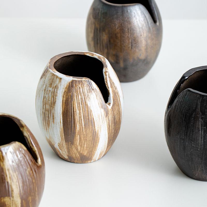 Chinese Ceramic Vases Vintage Hydroponic Flower Arrangement Containers Living Room Dining Table Flower Vases Home Decoration New