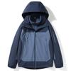 Jacket Men's Autumn and Winter Three-in-One Removable Fleece Thickened Windproof Waterproof Outdoor Jacket