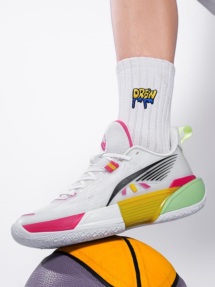 New light speed 2 actual combat mesh basketball shoes men's new sonic speed 2 cushioning and wear-resistant sound professional sports shoes