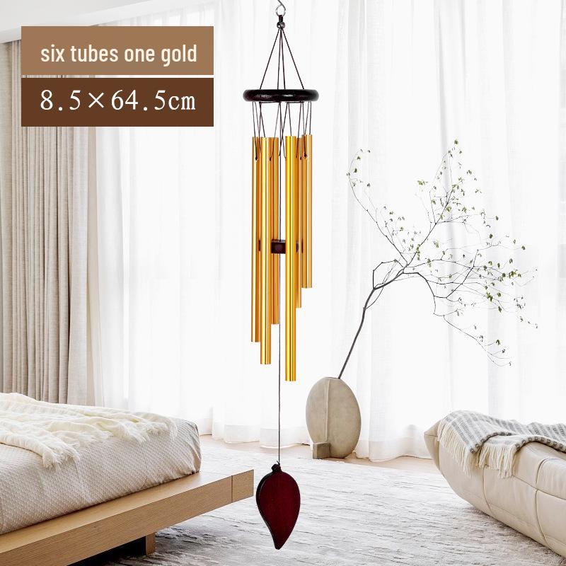 

Fresh Chinese Style Wind Chime Pendant – Small Hanging Ornament for Balcony or Girls Birthday Gift