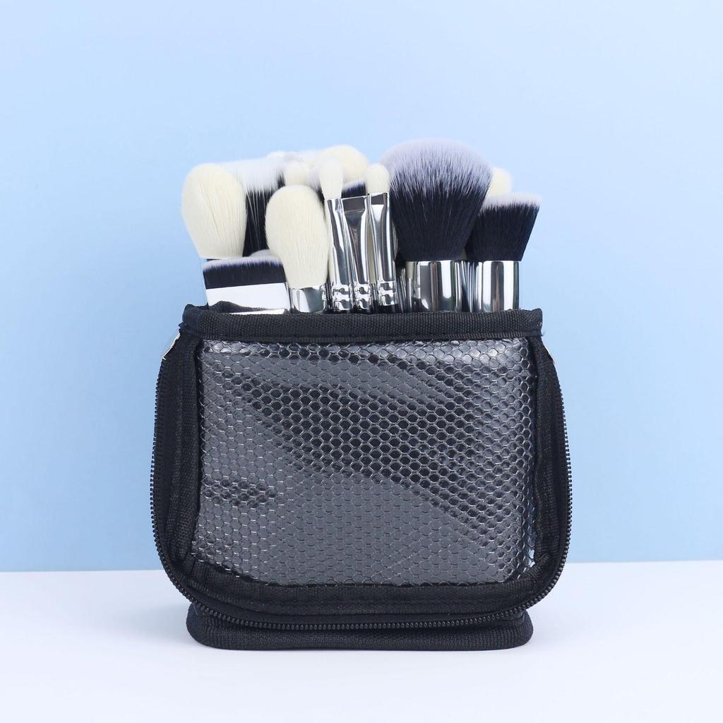 Luxury 25-Piece Professional Makeup Brush Set with Animal Hair for Makeup Artists