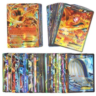 100Pcs Pokemon Cards Shining VSTAR GX EX VMAX MEGA TAG TEAM Energy Trainer Charizard Pikachu Collection Battle Card S04