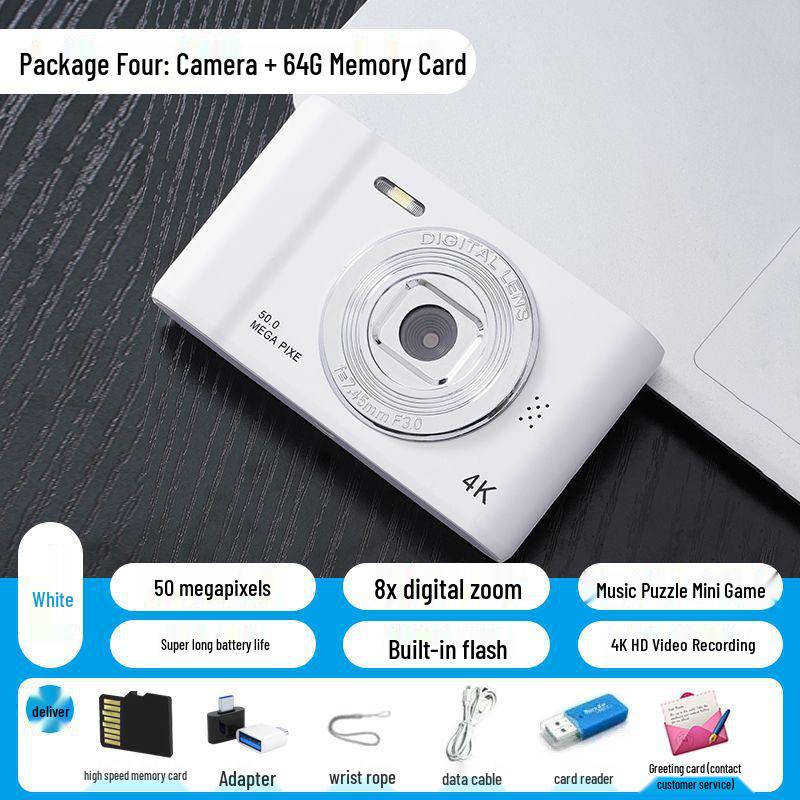 5000W Pixel HD Portable Digital Student Camera with CCD
