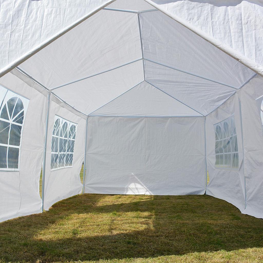 3 x 6M Venkovní altánová plachta Párty stan Patio Odolný Svatba Bílý