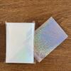 50pcs Kpop Card Sleeves 61x91mm 58x89mm Laser Holder For Postcards Top Load Films Photocard Game Cards Protector