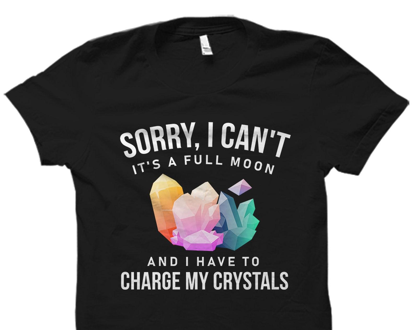 Crystals Shirt. Crystals Gift. Earth Crystal Shirt. Healing Crystal Gift. Witchcraft T-Shirt. Witchcraft Gift. Witchcraft Shirt #OS2460 L