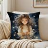 Story The Iittle Match Girl Illustration Art Cushion Cover Pillowcase Antidustmite living Room Sofa Decor Cushion Room