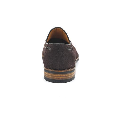 Roshoeman 9006 New Daenggi Tassel Loafers Dark Brown Suede